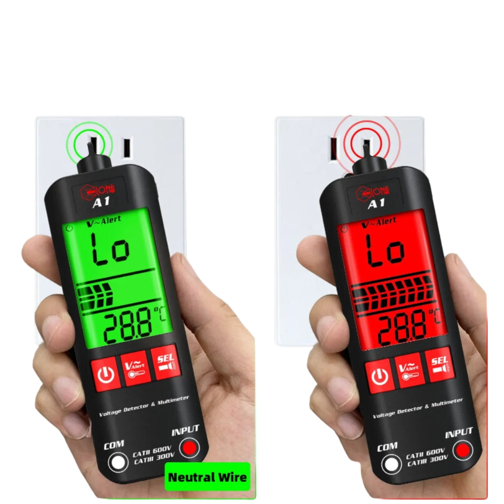 Digital Multimeter Voltmeter Live Wire Detector AC DC