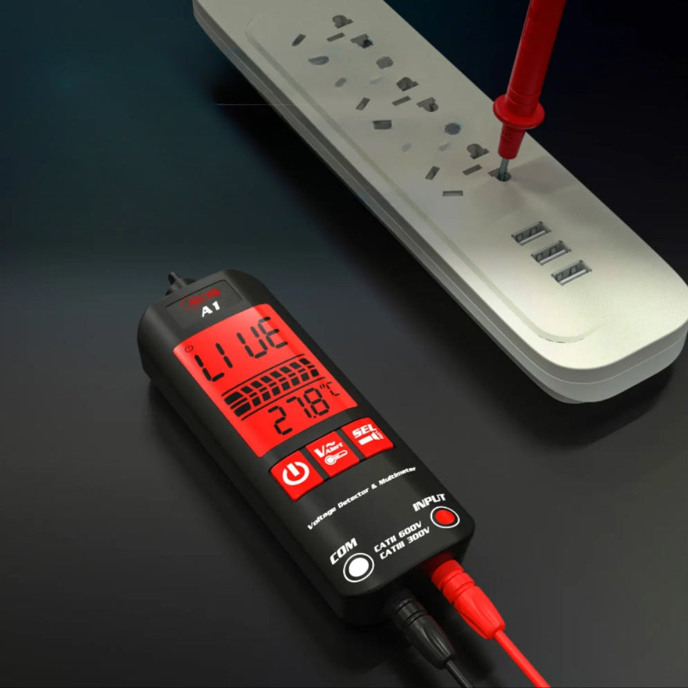 Digital Multimeter Voltmeter Live Wire Detector AC DC